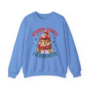 Sorry-Santa I've Been Nutty Christmas Crewneck Sweatshirt