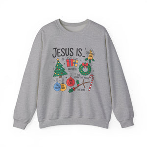 Jesus Christmas Crewneck Sweatshirt