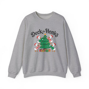 Deck the Honks Christmas Crewneck Sweatshirt