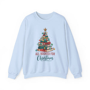 All Booked for Christmas Crewneck Sweatshirt
