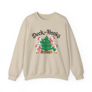 Deck the Honks Christmas Crewneck Sweatshirt