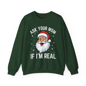 Santa Humor Christmas Crewneck Sweatshirt