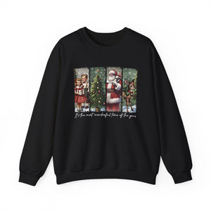 It's The Most Wonderful Time Of The Year Christmas Crewneck Sweatshirt