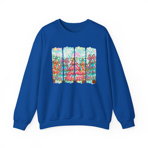 Vibrant Holiday Christmas Crewneck Sweatshirt