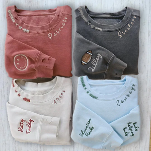 Personalized NFL Team Sweatshirt | Vintage Custom Football Hoodie