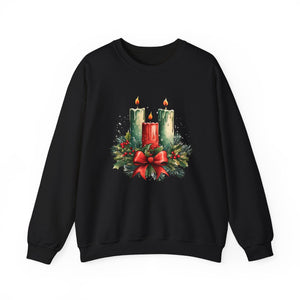 Holiday Candle Christmas Crewneck Sweatshirt