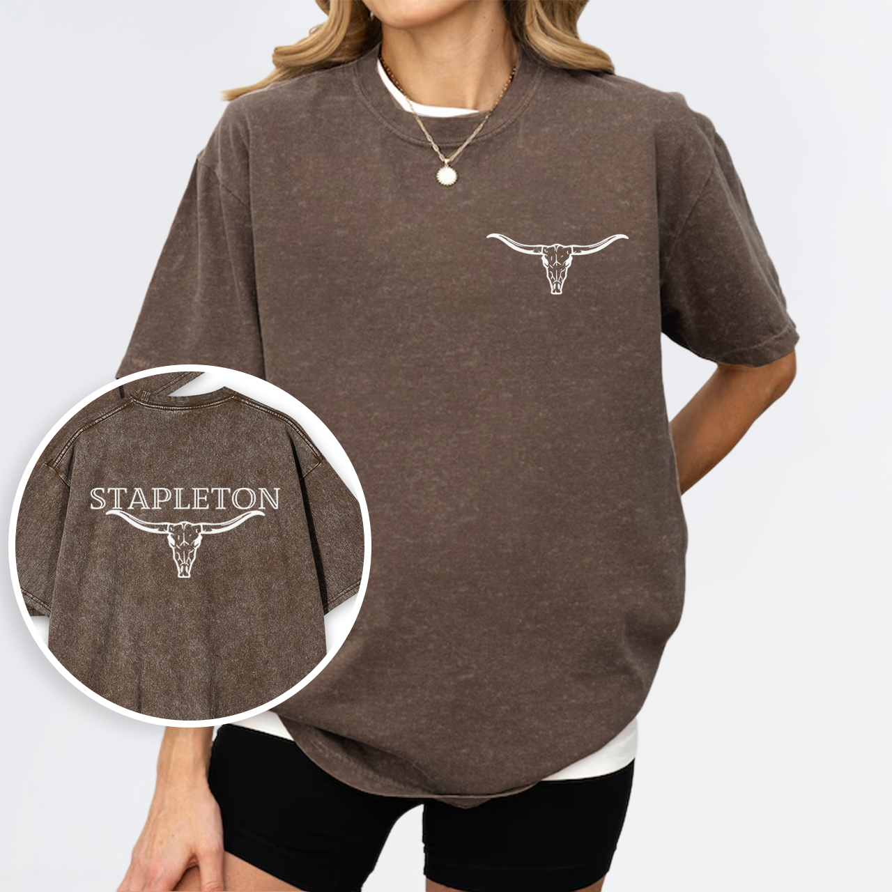 Cow Bull Garment-dye Tees
