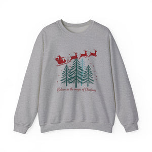 Believe In The Magic Of Christmas Crewneck Sweatshirt