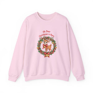 Oh Deer Christmas Crewneck Sweatshirt