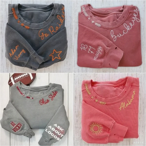 Personalized NFL Team Sweatshirt | Vintage Custom Football Hoodie
