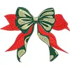 Glitter Appliqué Bow (Fabric)
