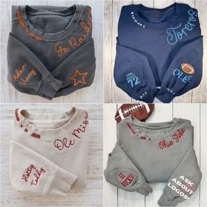 Personalized NFL Team Sweatshirt | Vintage Custom Football Hoodie