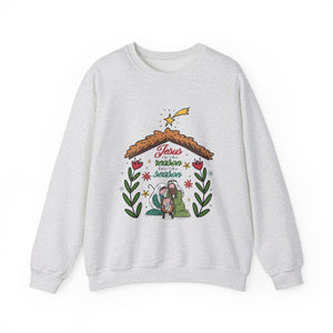 Jesus Is The Reason For The Season Christmas Crewneck Sweatshirt