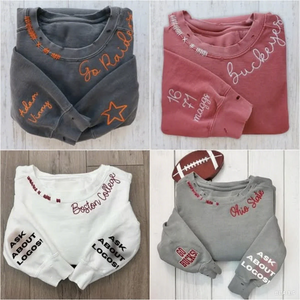 Personalized NFL Team Sweatshirt | Vintage Custom Football Hoodie