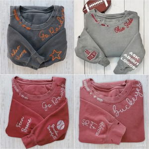 Personalized NFL Team Sweatshirt | Vintage Custom Football Hoodie