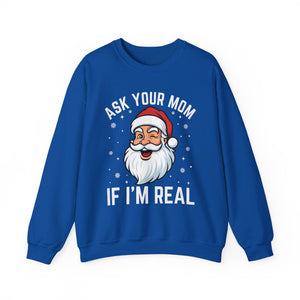 Santa Humor Christmas Crewneck Sweatshirt