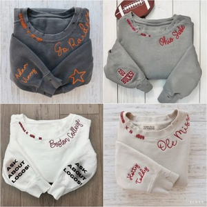 Personalized NFL Team Sweatshirt | Vintage Custom Football Hoodie