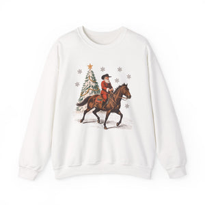 Equestrian Christmas Crewneck Sweatshirt