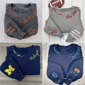 Personalized NFL Team Sweatshirt | Vintage Custom Football Hoodie