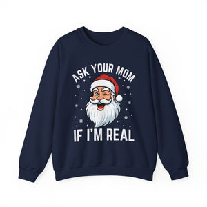 Santa Humor Christmas Crewneck Sweatshirt
