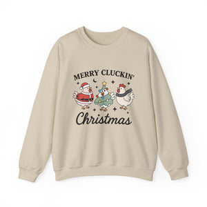 Merry Cluckin' Christmas Crewneck Sweatshirt