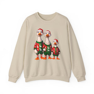 Three Duck Christmas Crewneck Sweatshirt
