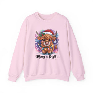 Merry and Bright Christmas Crewneck Sweatshirt