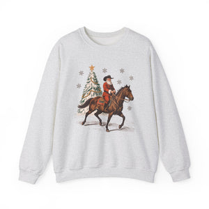 Equestrian Christmas Crewneck Sweatshirt