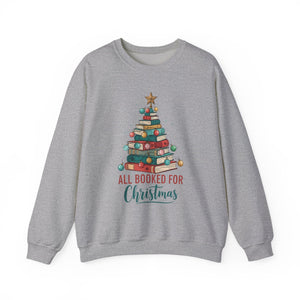 All Booked for Christmas Crewneck Sweatshirt
