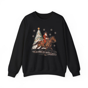 Equestrian Christmas Crewneck Sweatshirt