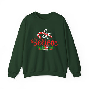Believe Christmas Crewneck Sweatshirt