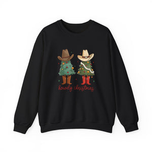 Howdy Cowboy Christmas Crewneck Sweatshirt