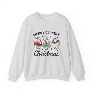 Merry Cluckin' Christmas Crewneck Sweatshirt