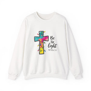 Be the Light Christmas Crewneck Sweatshirt