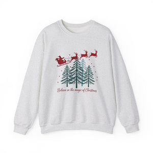 Believe In The Magic Of Christmas Crewneck Sweatshirt