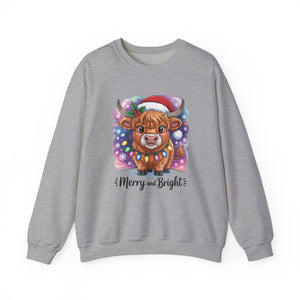 Merry and Bright Christmas Crewneck Sweatshirt