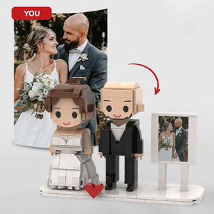 Custom Brick Set From Your Favorite Photo, Personalized Minifigure, Perfect Memory Gift For Valentine's Day,