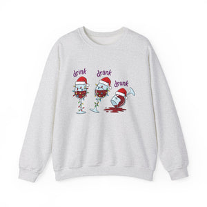 Drink Themed Christmas Crewneck Sweatshirt