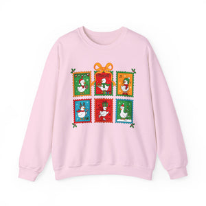 Funny Goose Preppy Christmas Crewneck Sweatshirt