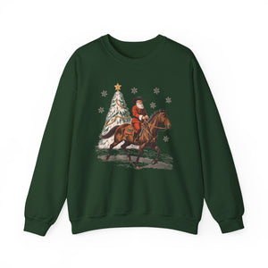 Equestrian Christmas Crewneck Sweatshirt