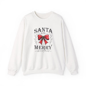 Santa & Co. Merry Christmas Sweatshirt Crewneck
