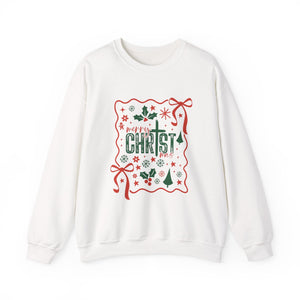 Merry Christ Christmas Crewneck Sweatshirt