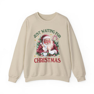 Just Waiting for Christmas Crewneck Sweatshirt