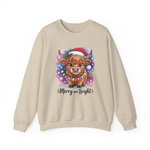 Merry and Bright Christmas Crewneck Sweatshirt