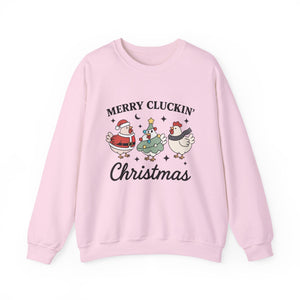 Merry Cluckin' Christmas Crewneck Sweatshirt