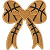Glitter Appliqué Bow (Fabric)