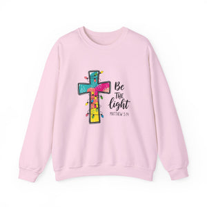 Be the Light Christmas Crewneck Sweatshirt
