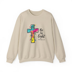 Be the Light Christmas Crewneck Sweatshirt