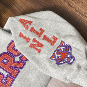 Custom Team Glitter Embroidered Sweatshirt – Personalized School & Game Day Spirit Wear