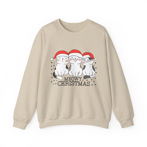 Meowy Christmas Crewneck Sweatshirt
